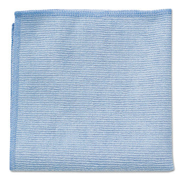 Rubbermaid® Commercial Microfiber Cleaning Cloths, 16 X 16, Blue, 24-pack freeshipping - TVN Wholesale